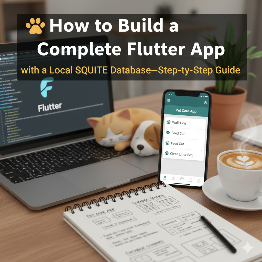 How to Build a Complete Flutter App with Local SQLite Database, Step-by-Step Guide