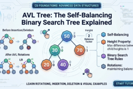 AVL Tree Lab Tutorial: Rotations, Insertion, Deletion & Height Explained with Examples: DS LAB 08