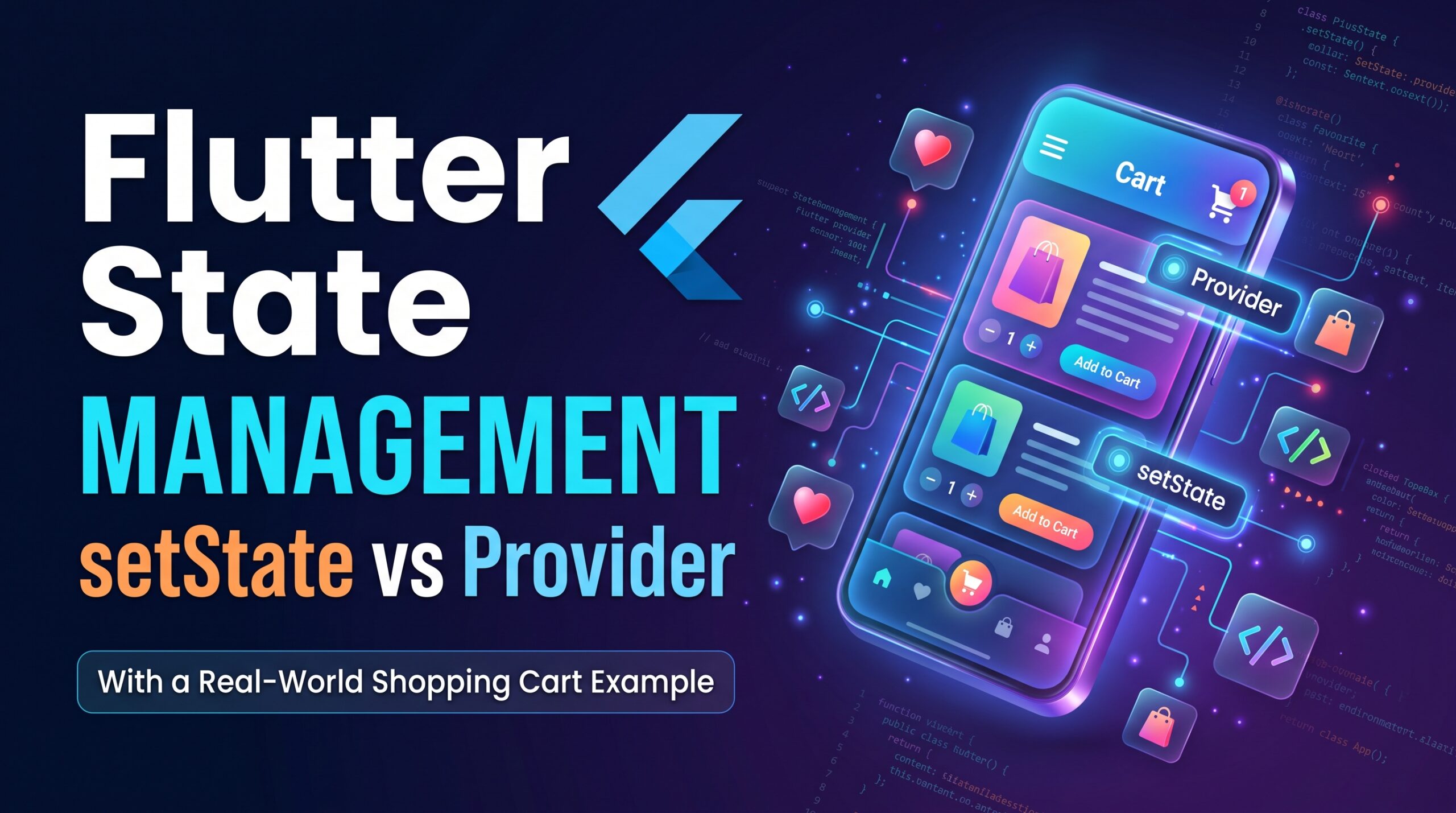 Flutter state management